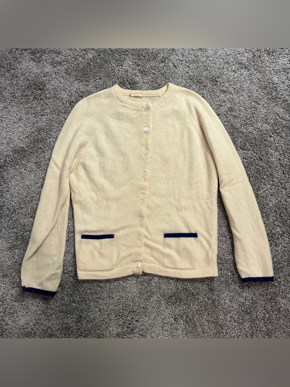 vintage cream sweater